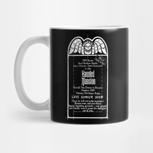 Haunted Mansion Vintage Ad Mug